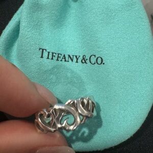 Tiffany & Co Sterling Silver (925) Loving Heart Band Paloma Picasso Collection